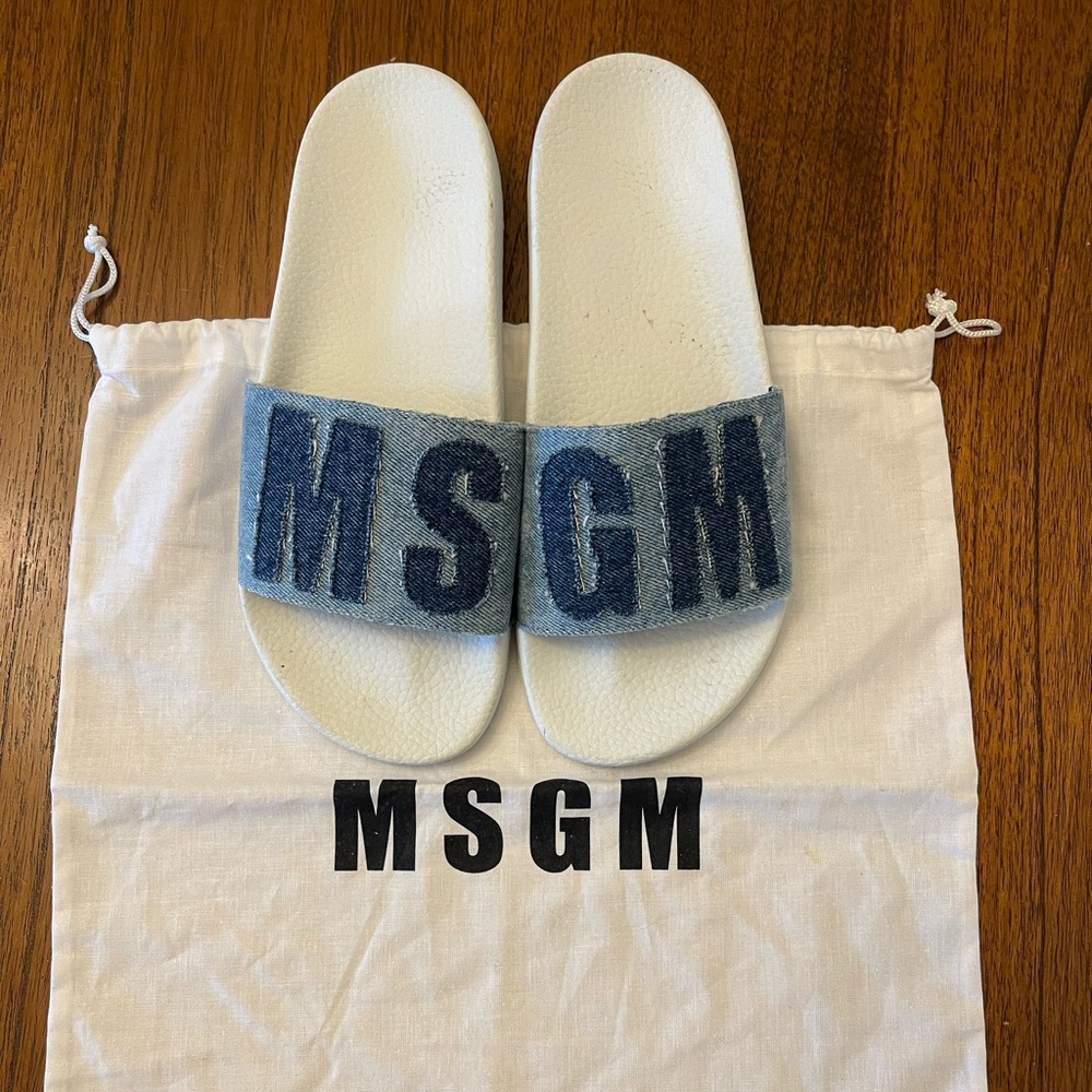 MSGM Slippers Size 10